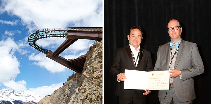 Simon Brown wins Best Paper Award at International Conference on Short and Medium Span Bridges